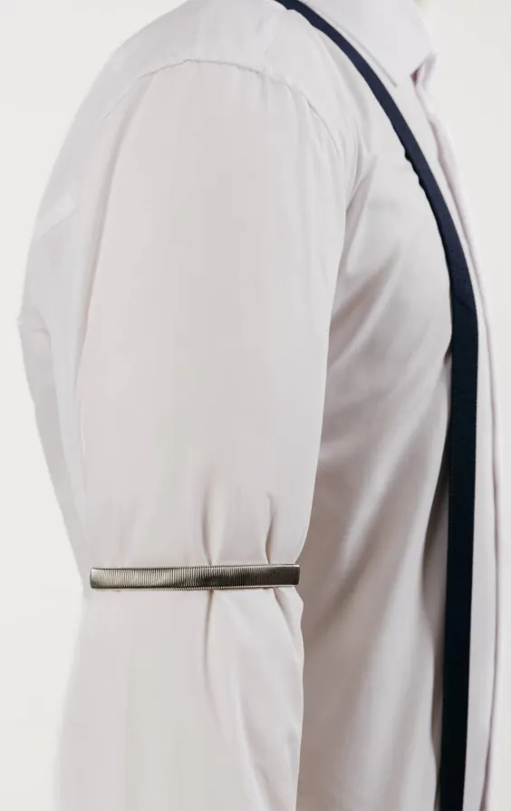 Silverfärgad Armband för skjorta - photo 2