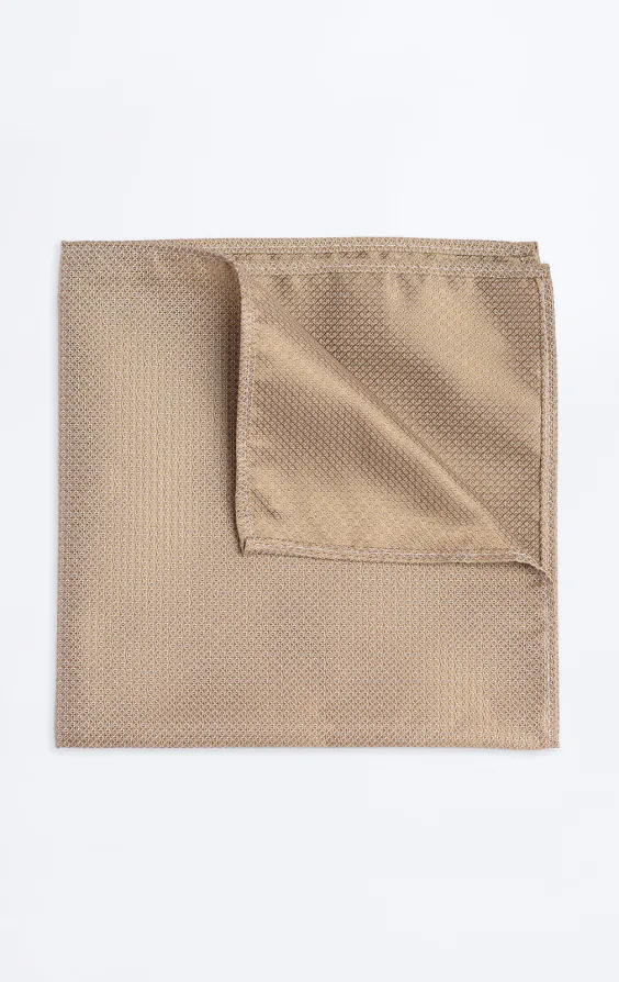 Taupe texturerad bröstnäsduk