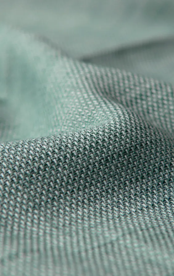 Aquagrön texturerad vävd väst - photo 3