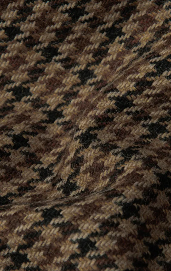 Brun houndstooth tweed kavaj - photo 6 Brun houndstooth tweed kavaj - photo 6