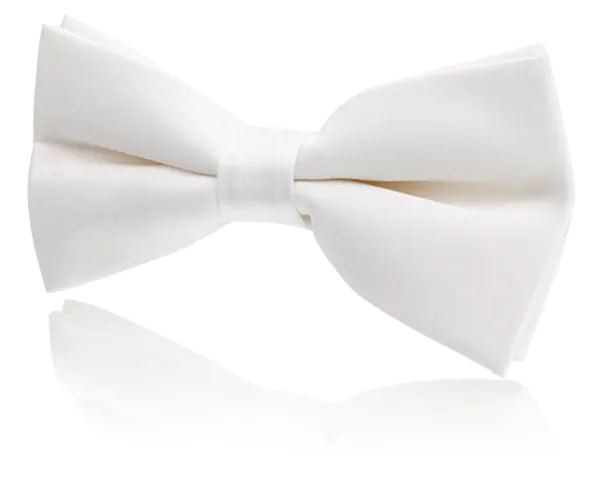 Pojkar Vit Polyester Kummerband & Knuten Fluga Set - photo 1