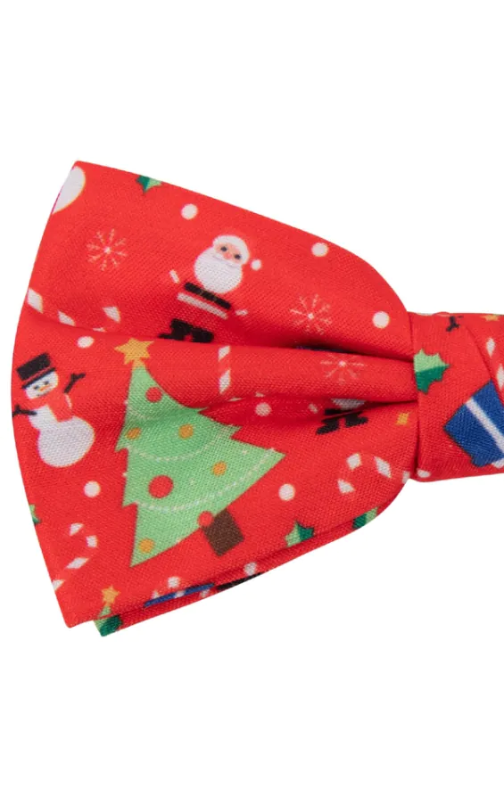 Festlig kul röd Jul fluga - photo 1