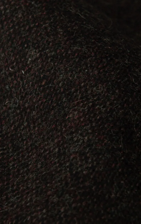 Vinröd 'Donegal' tweed väst - photo 3