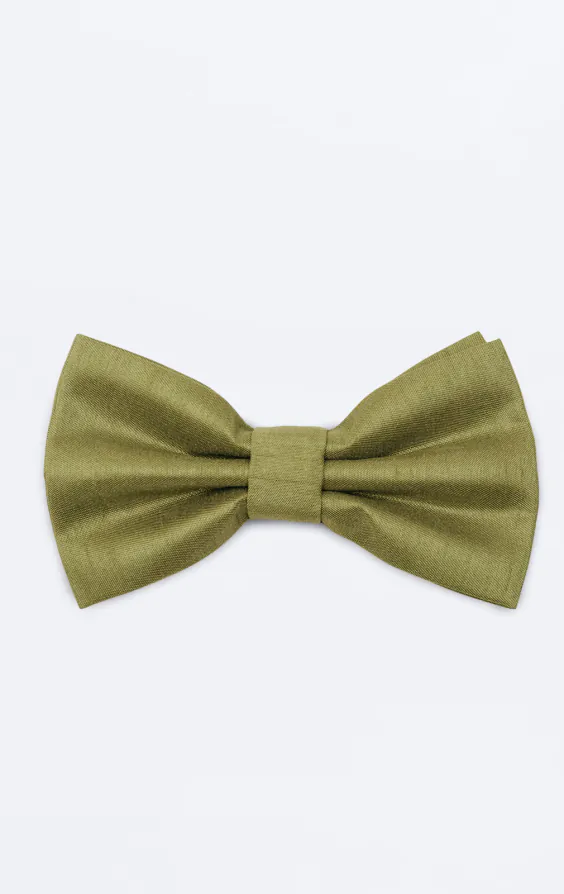 Grön fluga i polyester dupion