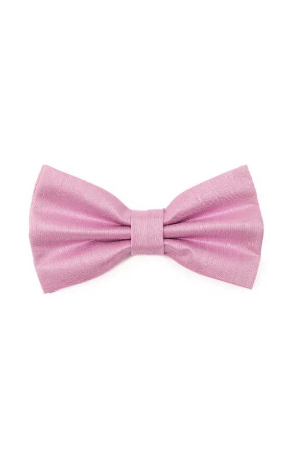 Rosa fluga i polyester dupion