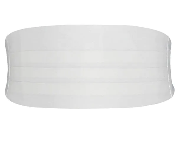 Vitt kummerband i polyester