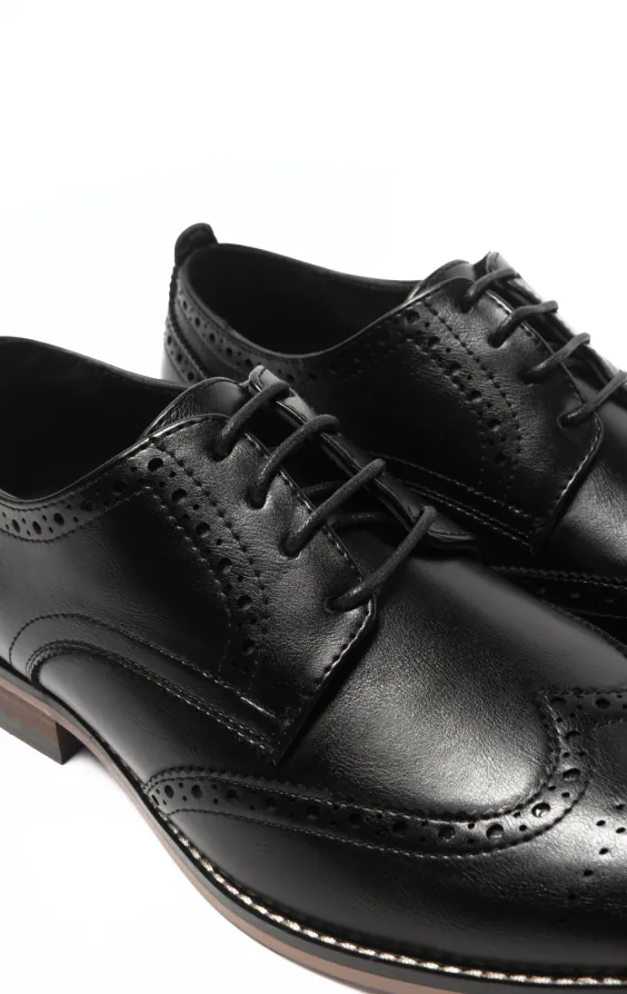 Svarta Derby brogue skor - photo 3 Svarta Derby brogue skor - photo 3