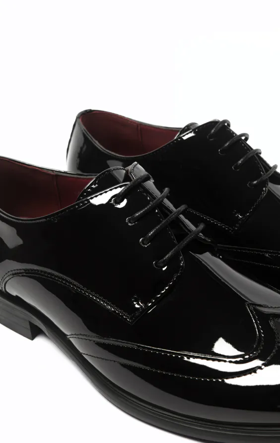 Svarta brogue lackskor - photo 3