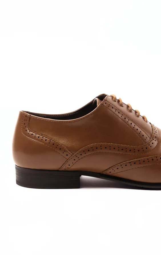 Tan Oxford brogue skor - photo 4