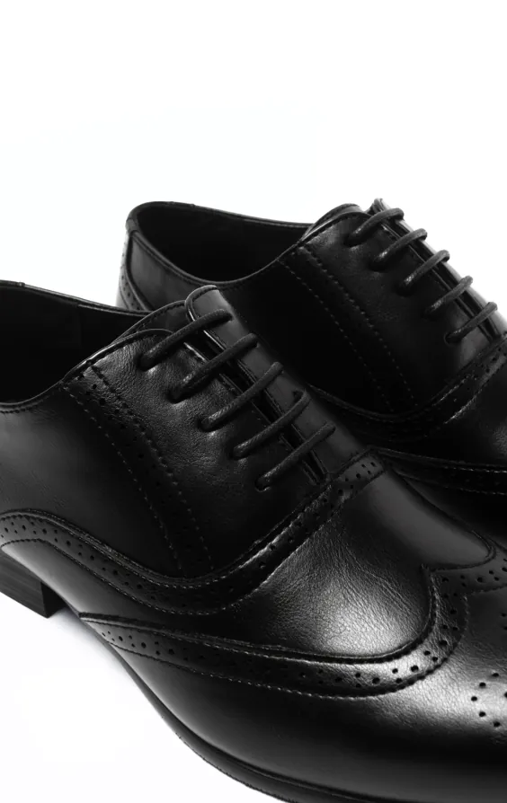 Svarta Oxford brogue skor - photo 3
