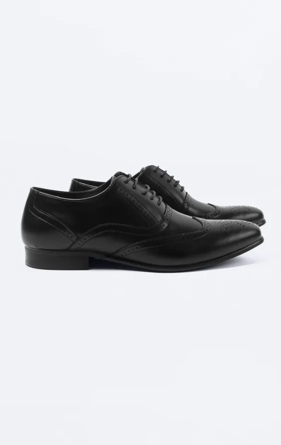 Svarta Oxford brogue skor