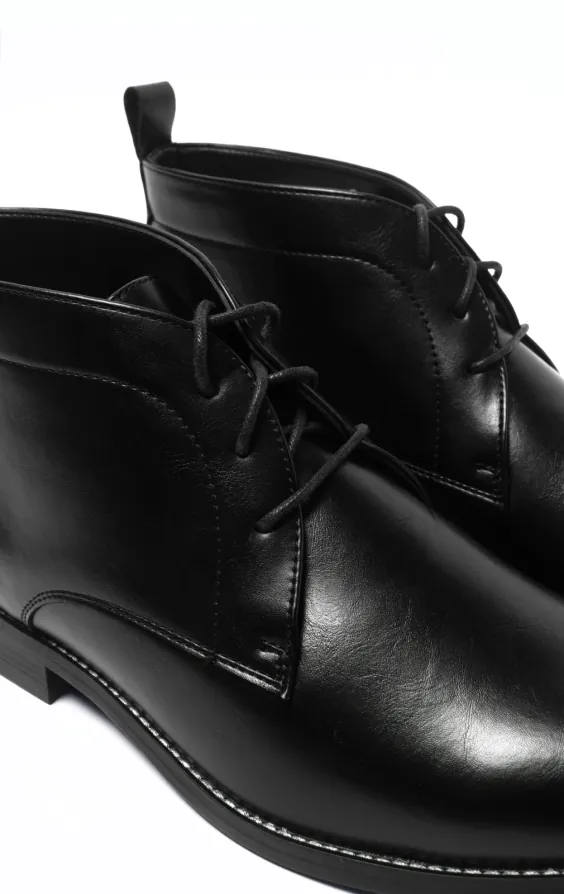 Svarta snörade Chukka boots - photo 3
