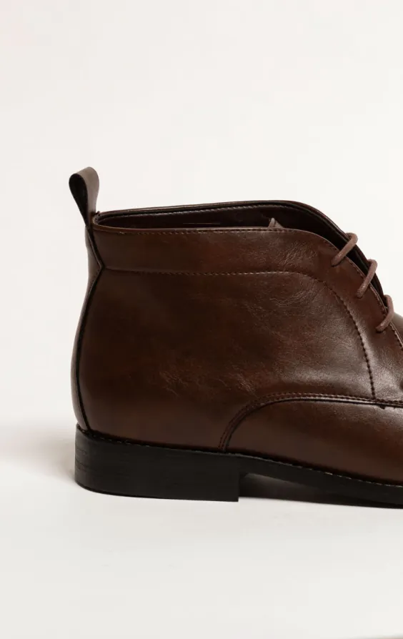 Mörkbruna snörade Chukka boots - photo 5