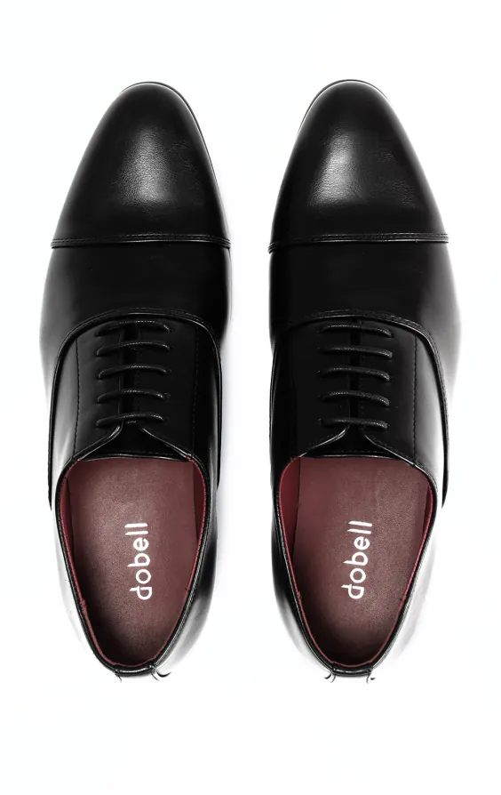 Svarta enkla Oxford toecap skor - photo 2