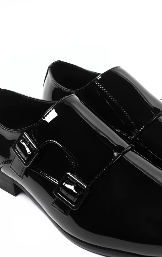 Svarta lackskor med 'Double Monk Strap' - photo 3