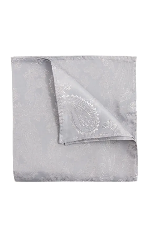 Silver paisley näsduk
