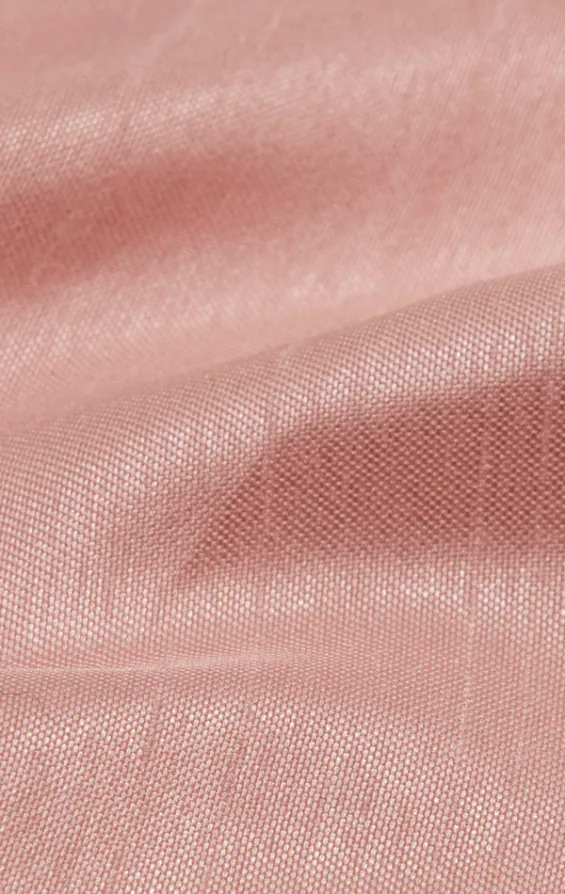 Dammig rosa bröstnäsduk i polyester dupion - photo 1