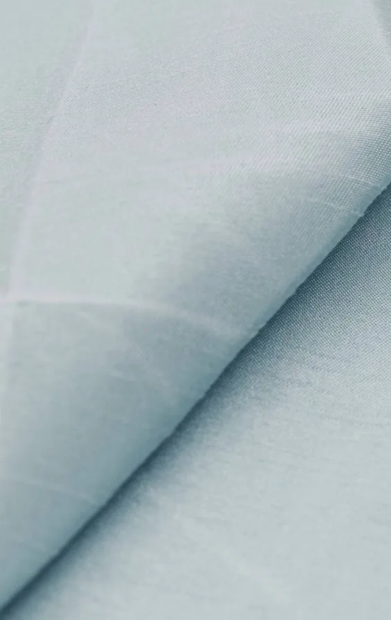Puderblå bröstnäsduk i polyester dupion - photo 2