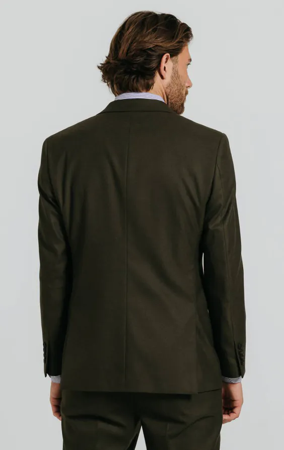 Mörkgrön twill kostym - photo 3