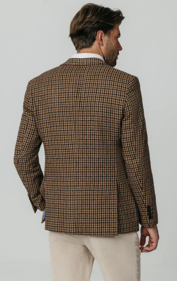 Brun houndstooth tweed kavaj - photo 5 Brun houndstooth tweed kavaj - photo 5