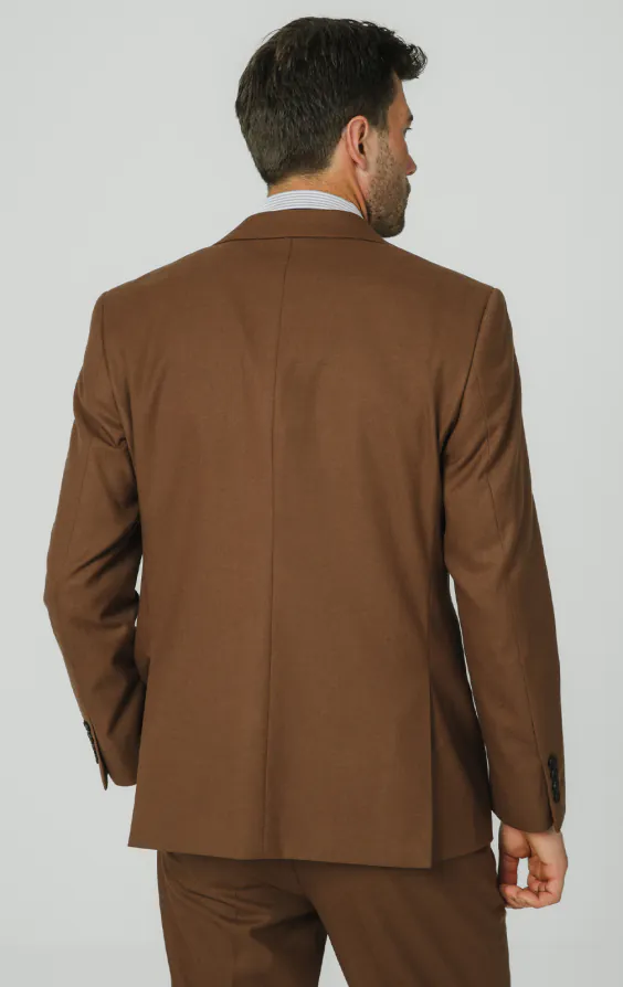 Midbrun twill kostymkavaj - photo 5