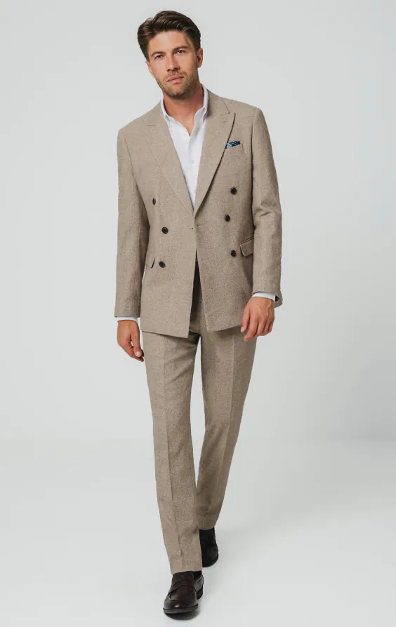 Camelbrun twill tweed kostymkavaj - photo 1 Camelbrun twill tweed kostymkavaj - photo 1
