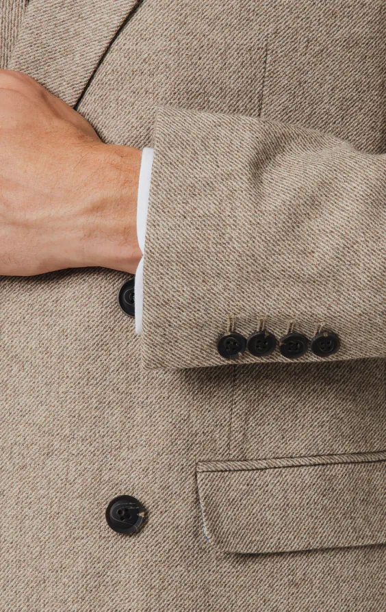 Camelbrun twill tweed kostymkavaj - photo 2 Camelbrun twill tweed kostymkavaj - photo 2
