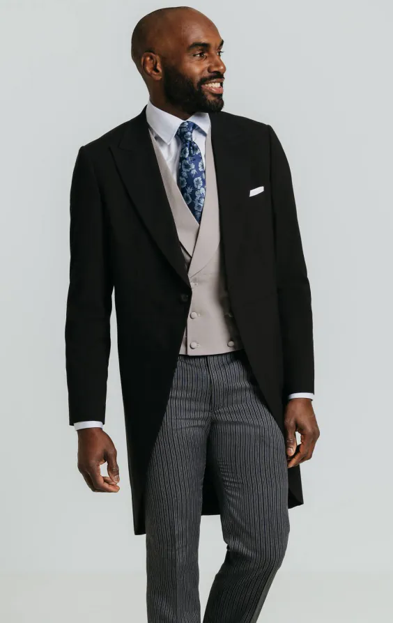 Svart slimfit jacketkavaj Svart slimfit jacketkavaj