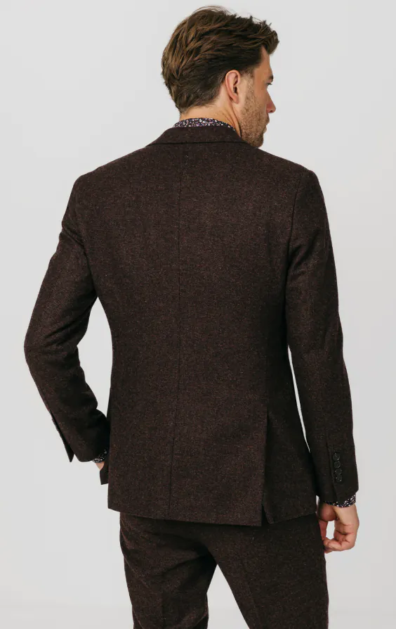 Vinröd 'Donegal' tweed kavaj - photo 5 Vinröd 'Donegal' tweed kavaj - photo 5