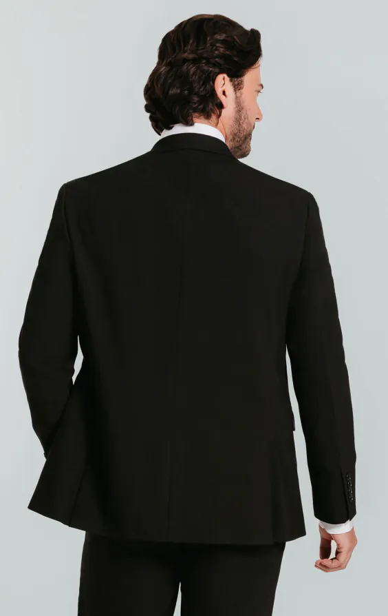 Svart slimfit 3-delad kostym - photo 2 Svart slimfit 3-delad kostym - photo 2