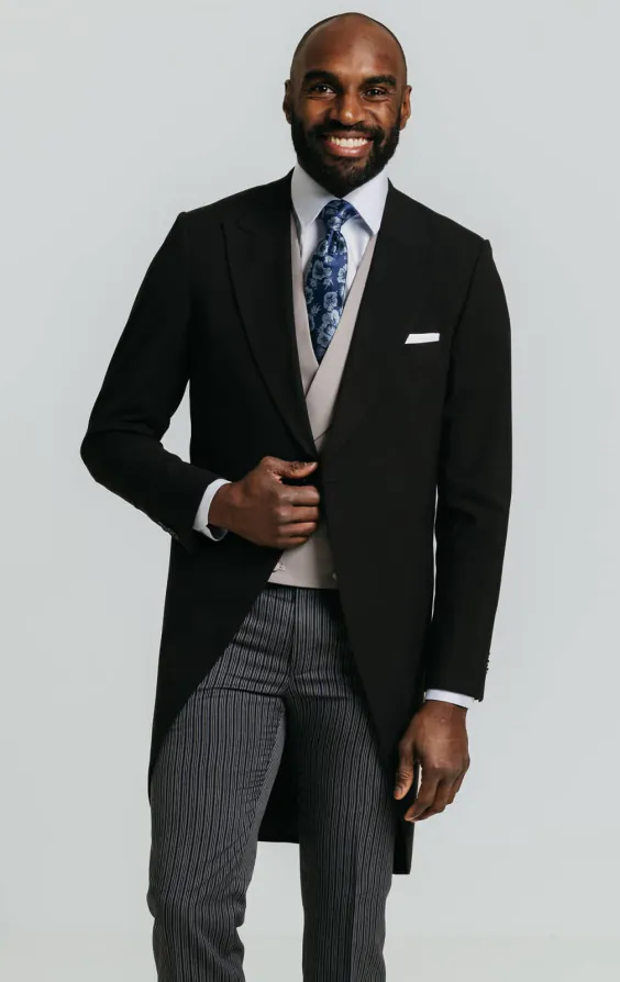 Svart slimfit jacketkostym Svart slimfit jacketkostym