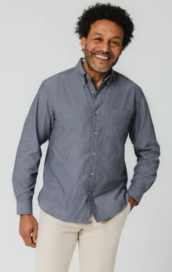 Blå chambray skjorta Blå chambray skjorta