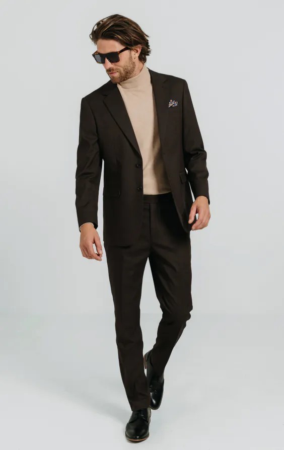 Brun twill kostym - photo 2 Brun twill kostym - photo 2