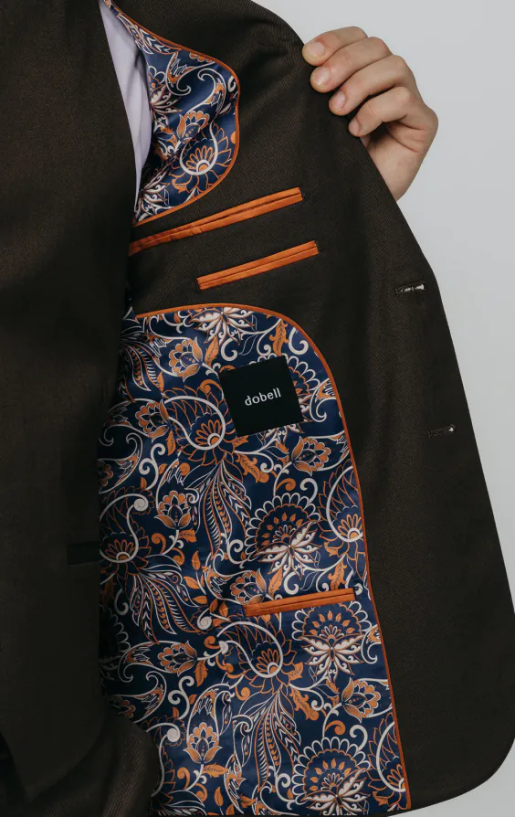 Brun twill 3-delad kostym - photo 4 Brun twill 3-delad kostym - photo 4