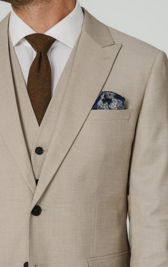 Stone sharkskin 3-delad kostym - photo 3 Stone sharkskin 3-delad kostym - photo 3