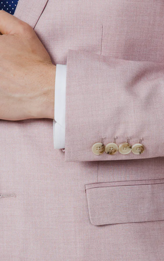 Rosa sharkskin 3-delad kostym - photo 2
