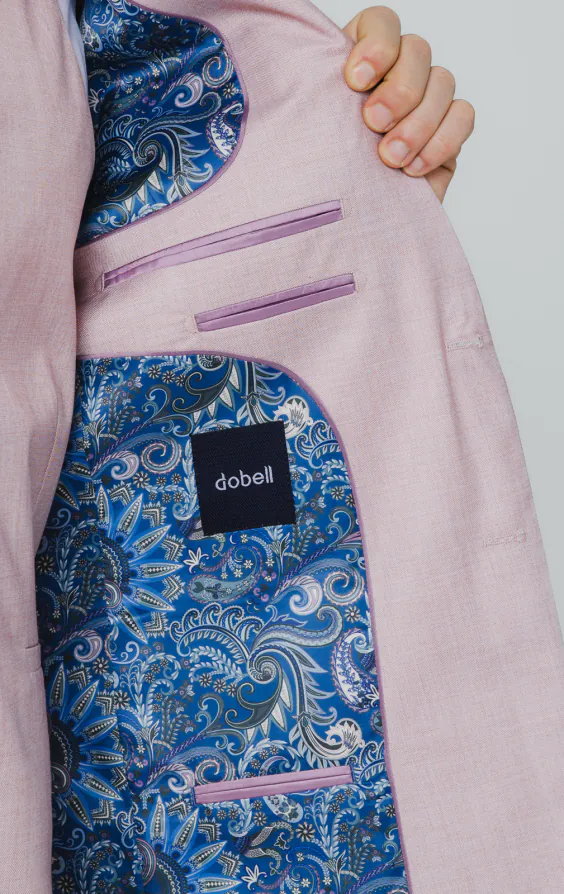 Rosa sharkskin 3-delad kostym - photo 4