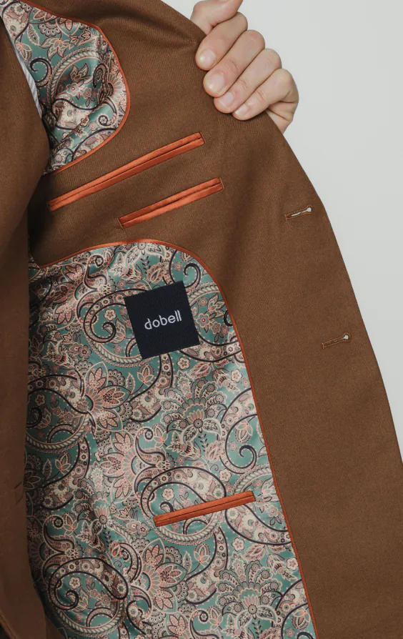 Midbrun twill 3-delad kostym - photo 4 Midbrun twill 3-delad kostym - photo 4