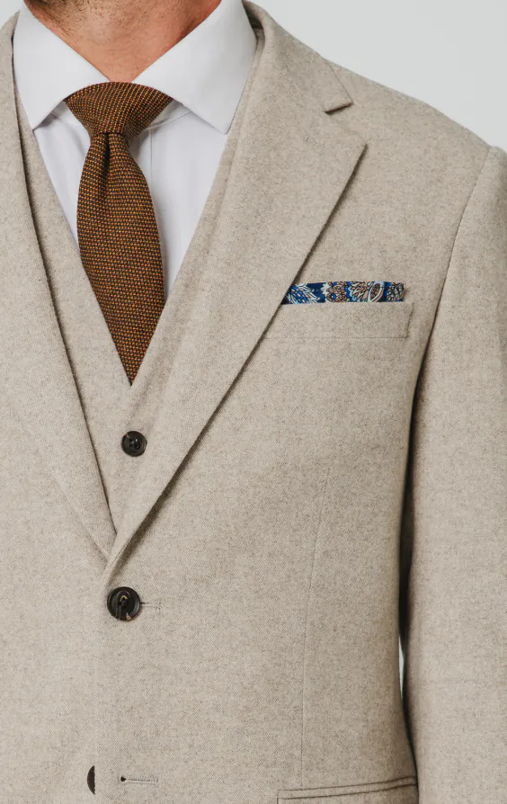 Stone 'Donegal' tweed 3-delad kostym - photo 2