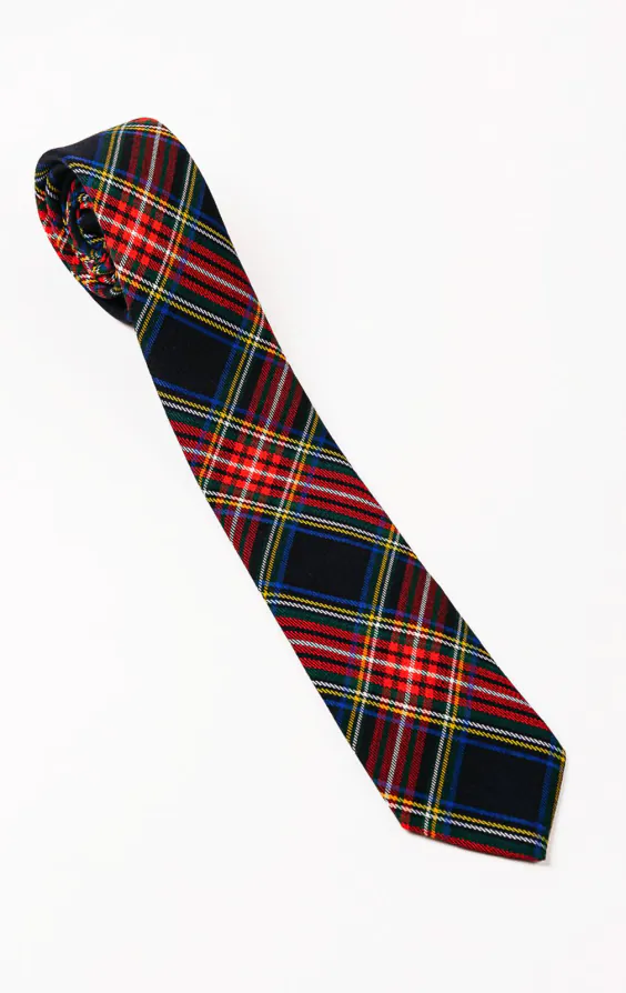 Navy skotskrutig slips - photo 1 Navy skotskrutig slips - photo 1