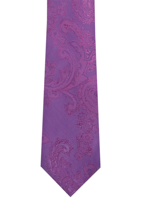 Pojkar lila paisley slips - photo 1