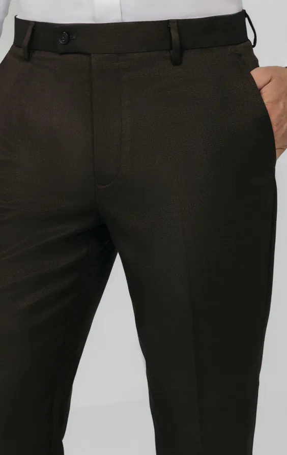 Brun twill kostymbyxor - photo 1 Brun twill kostymbyxor - photo 1