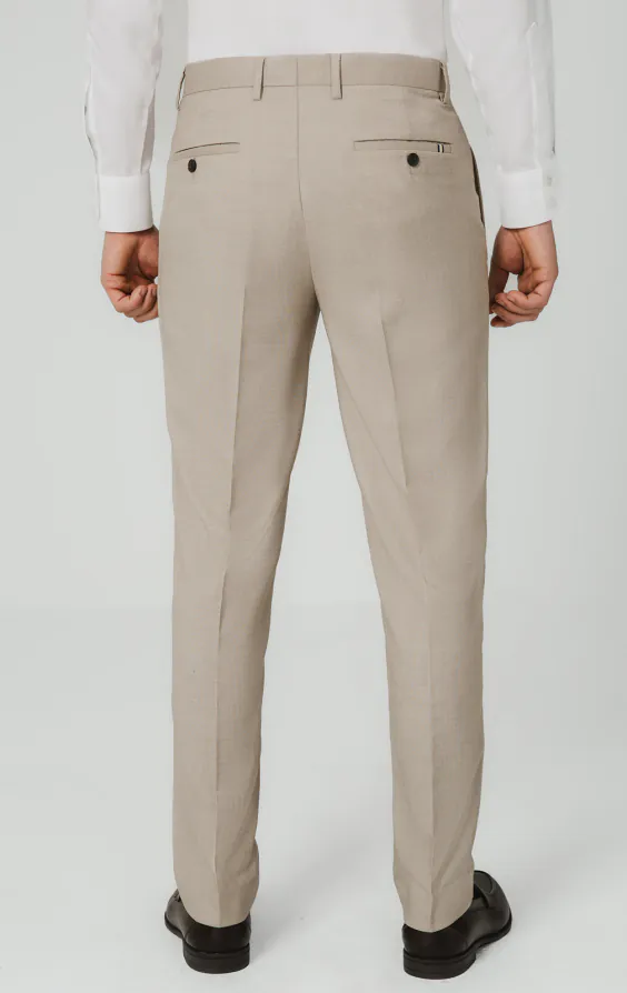 Stone sharkskin kostymbyxor - photo 2