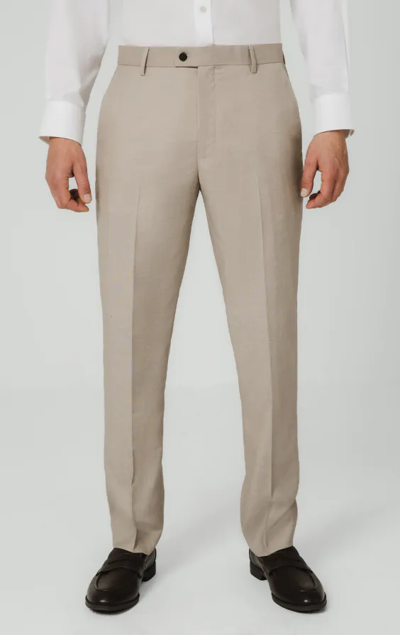 Stone sharkskin kostymbyxor