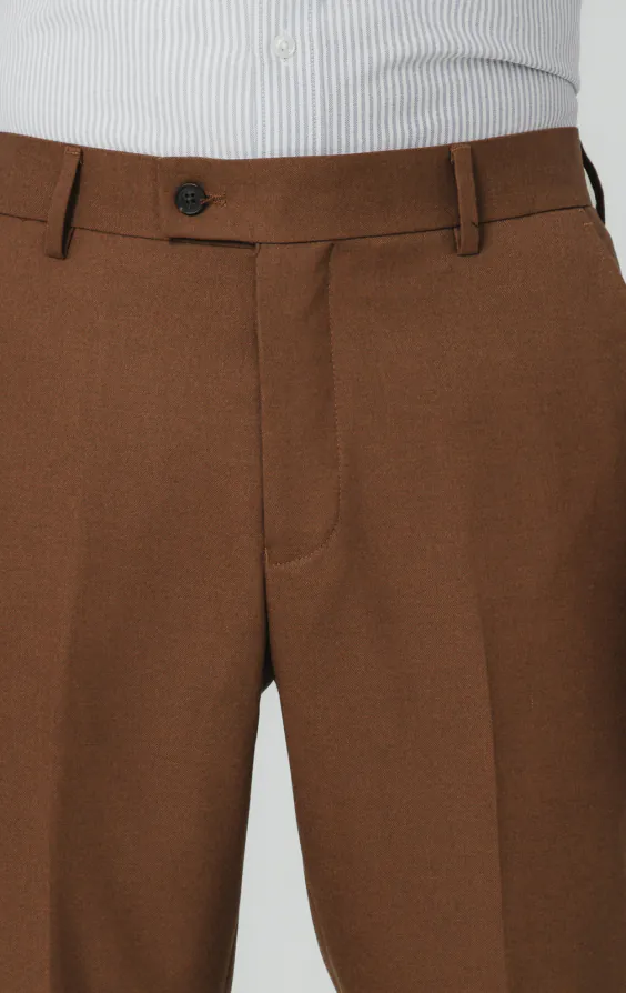 Midbrun twill kostymbyxor - photo 1 Midbrun twill kostymbyxor - photo 1
