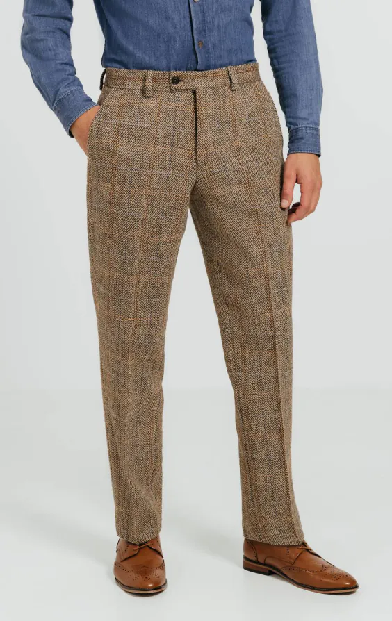 Harris Tweed, Tweedkavaj, brun, storrutig - photo 5 Harris Tweed, Tweedkavaj, brun, storrutig - photo 5