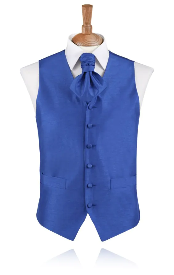 Pojkar kungsblå väst i polyester