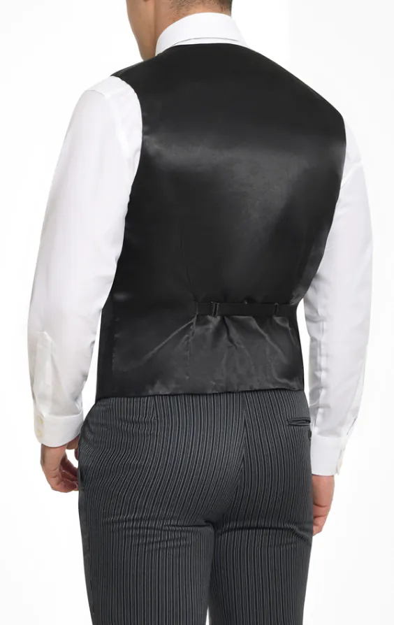 Svart väst i polyester dupion - photo 2