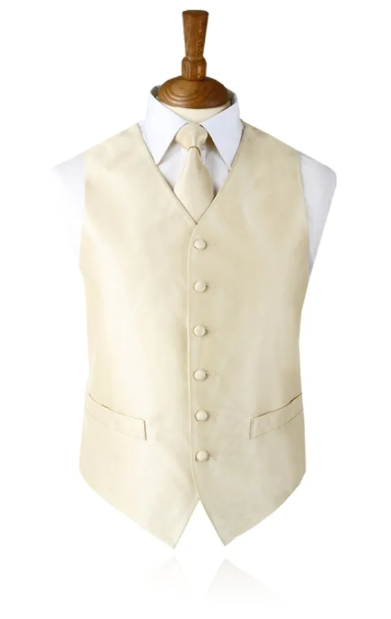 Guldväst i polyester dupion för pojkar - photo 1