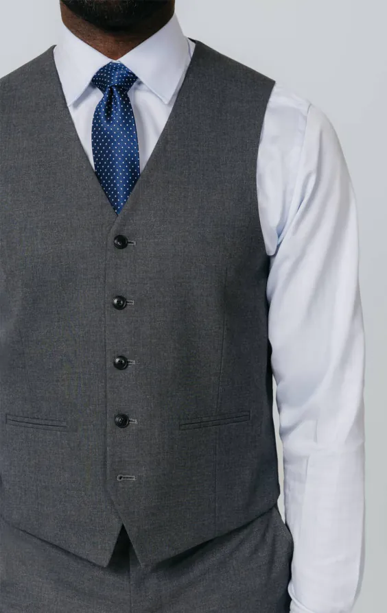 Grå slimfit väst - photo 1 Grå slimfit väst - photo 1